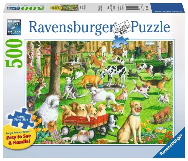 At the dog park - 500 pcs Large