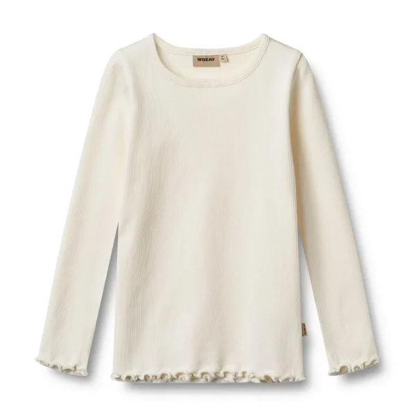 Wheat Ida Long Sleeve T-Shirt - Ivory