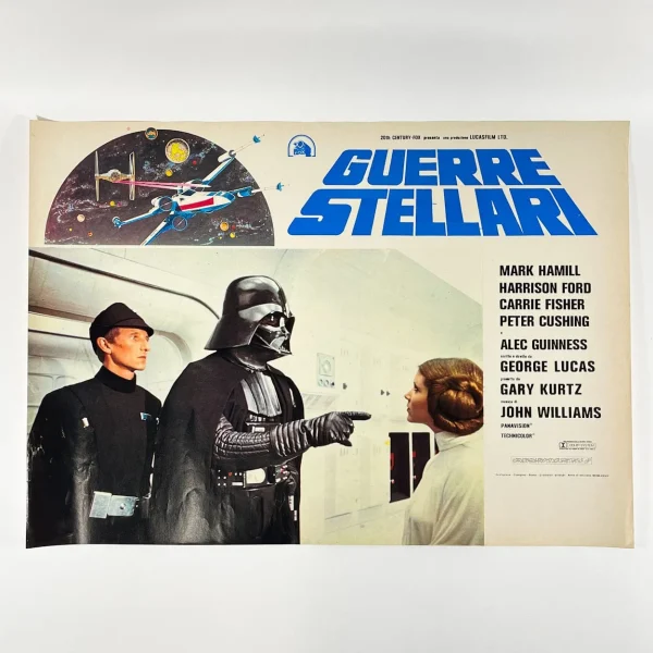 Italian Photobusta Poster - Vader Scolding Leia