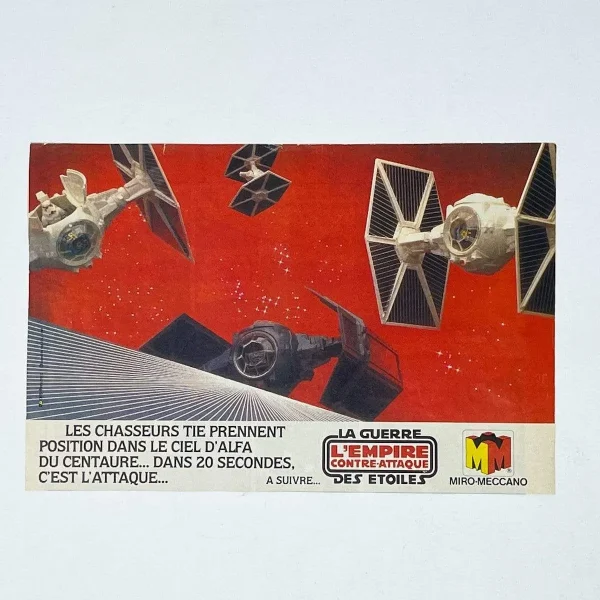 Meccano ESB Story Print Ad - More X-Wings & TIEs - France (1980)