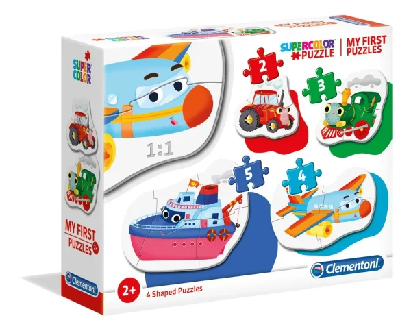 My first puzzles: Transport - 2 to 5 pieces