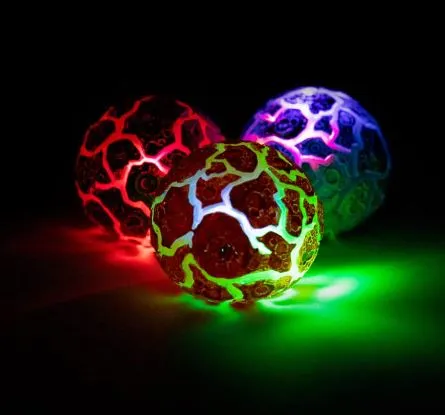 NeeDoh Light Up Magma Squeezy Ball