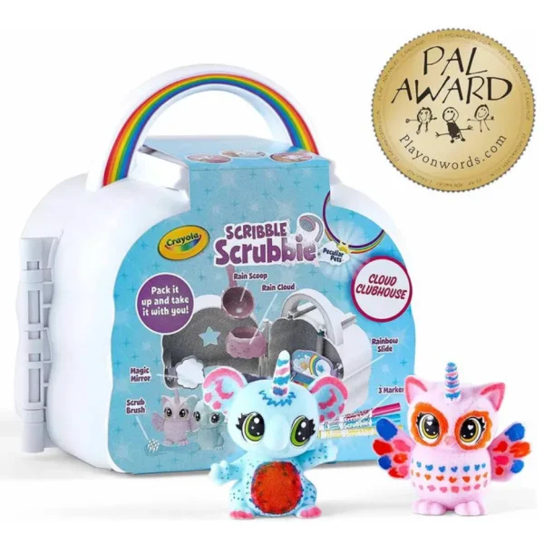 Scribble Scrubbie Peculiar Pets Cloud Clubhouse
