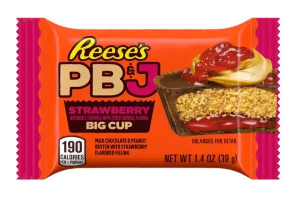 Reese's Peanut Butter PB&J Strawberry Big Cup