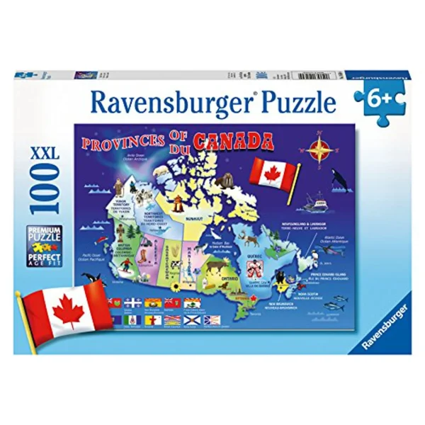 Map of Canada - 100 pcs