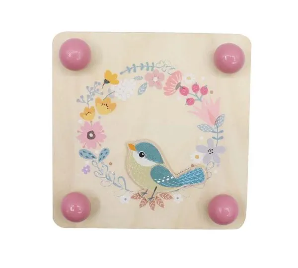 Wooden Bird Flower Press