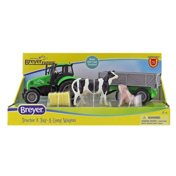 Breyer Farms Tractor & Wagon Set