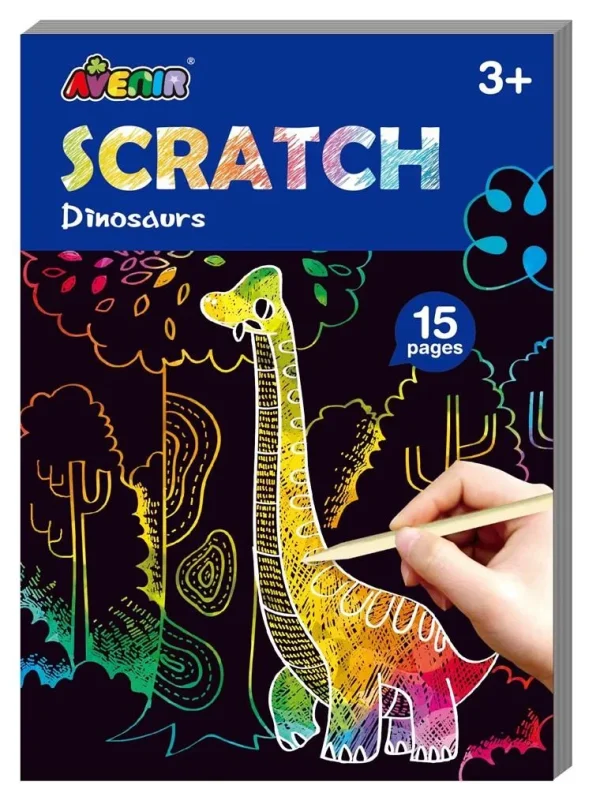 Avenir - Mini scratch cards - Dinosaur