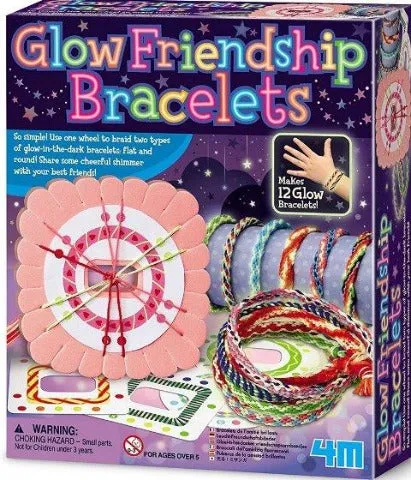 4M Art Glow Friendship Bracelets