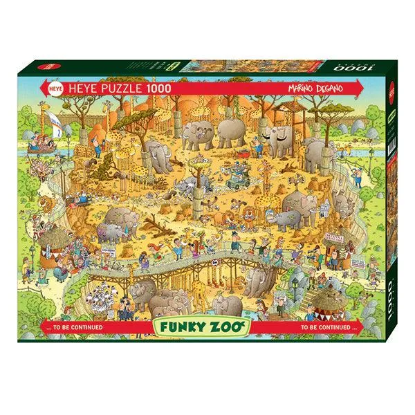 African Habitat - Funky Zoo - Degano - 1000 pcs
