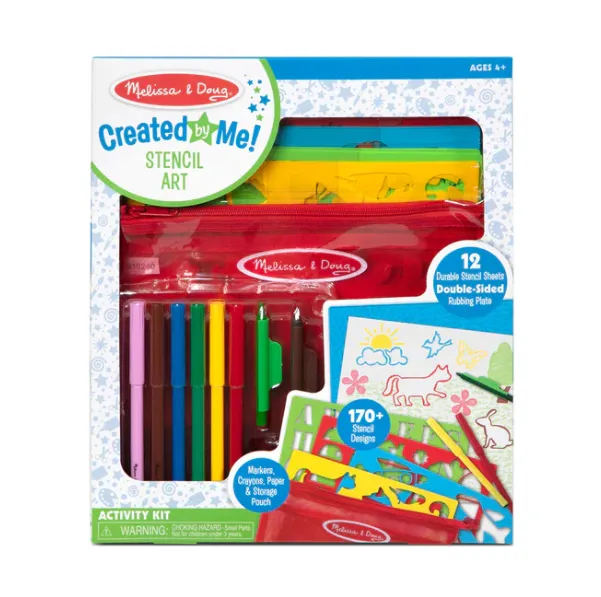 Stencil Art Activity Set