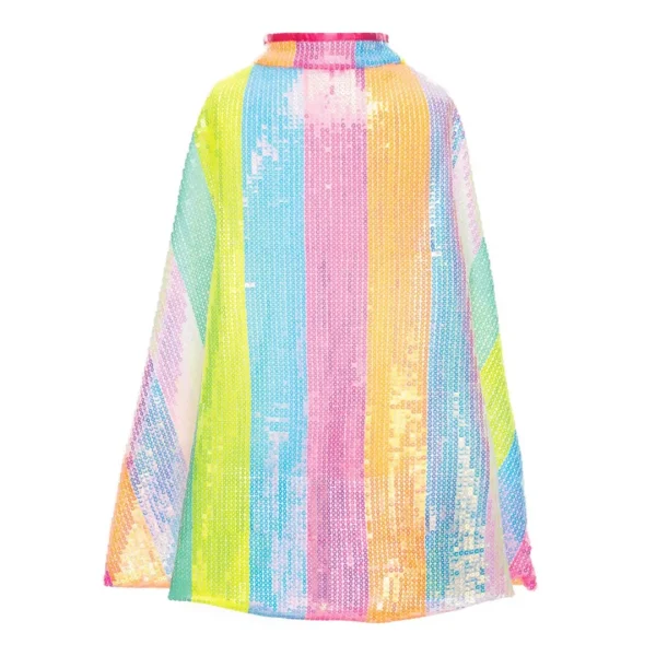 Stripy Sequins Cape - size 4/6
