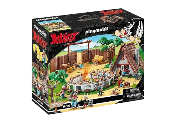 Asterix : The village banquet