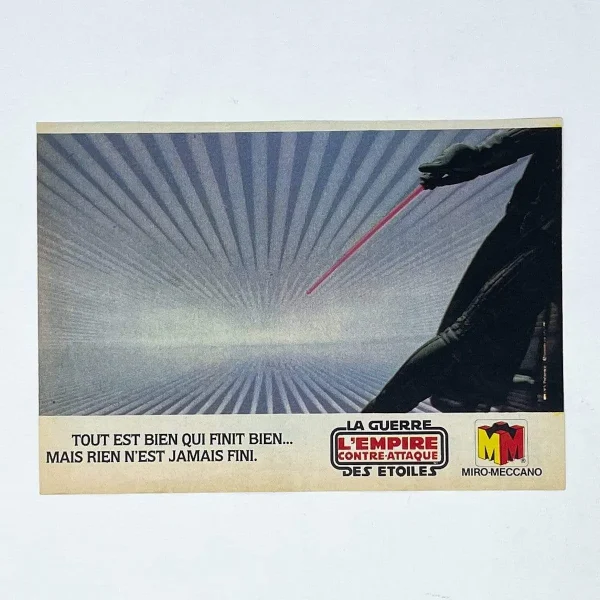 Meccano ESB Story Print Ad - Vader Leaves - France (1980)