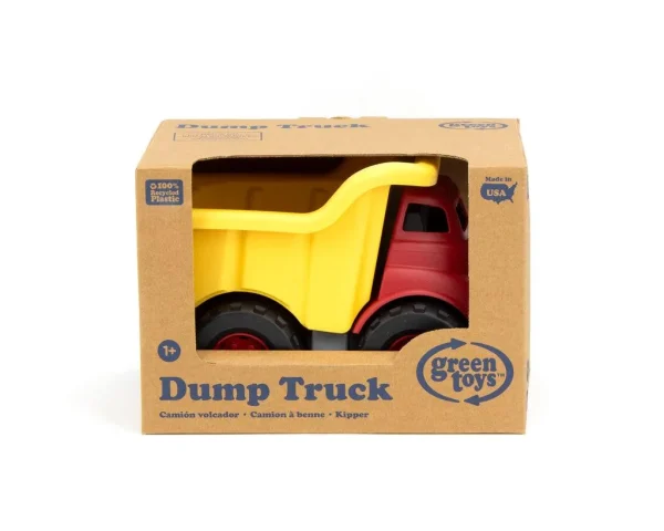 Red dump truck