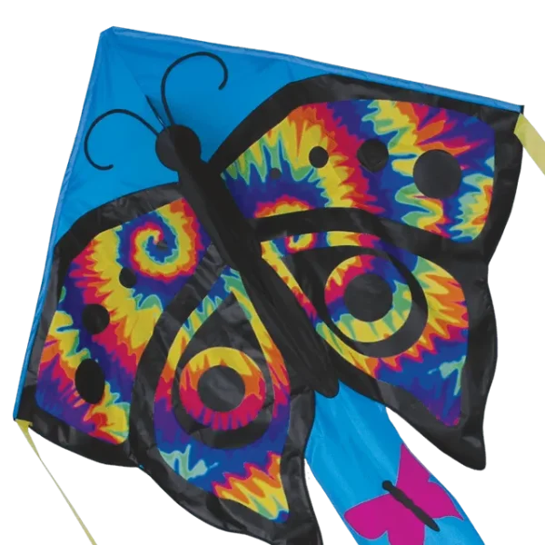 46 Kite - Easy Flyer Kite Large - Tie Dye Butterfly