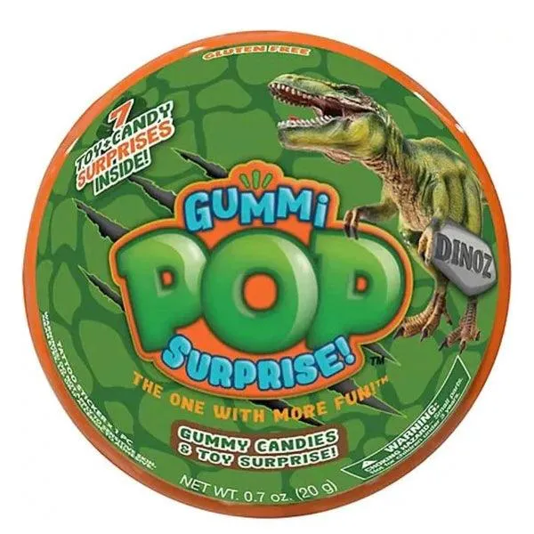 Gummi Pop Surprise - Dino - 20 g