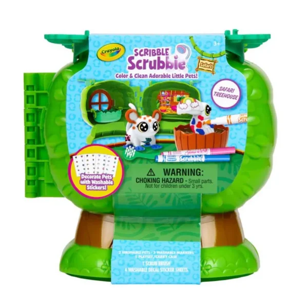Scribble Scrubbie Peculiar Pets Safari Treehouse