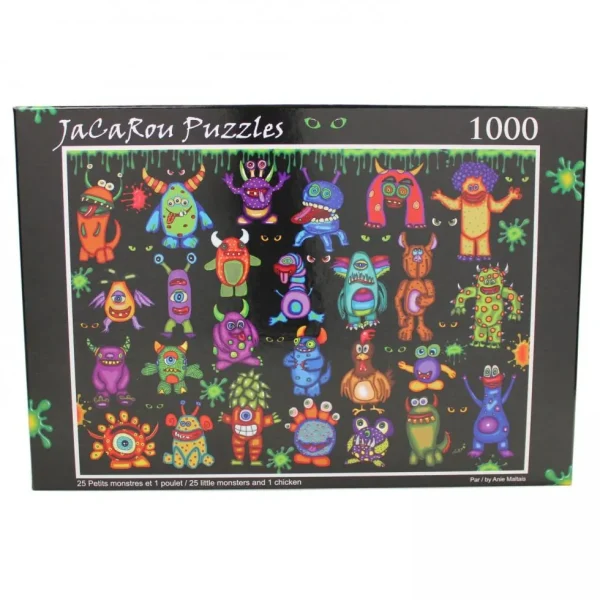 25 Small monsters and a chicken - 1000 pcs