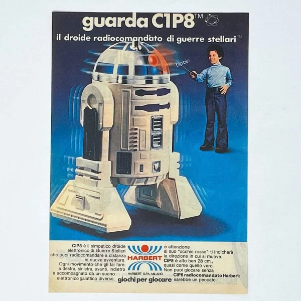 Harbert Remote Control R2-D2 Print Ad - Italy (1978)