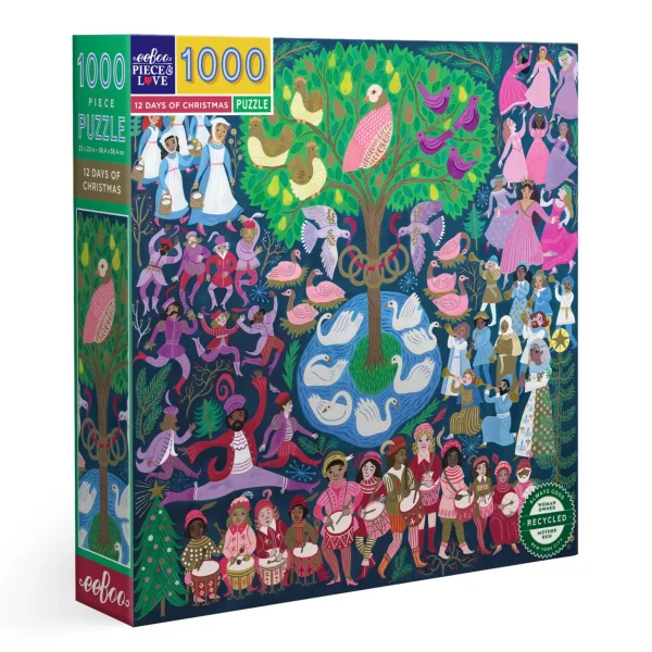 12 Days of Christmas 1000pc