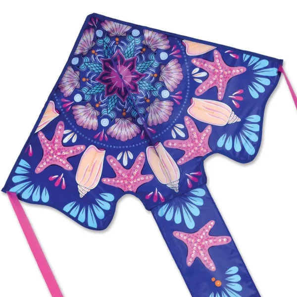 46 Kite - Easy Flyer Kite Large - Mermaid Mandala