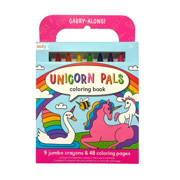 Carry Along Coloring Set - Unicorn