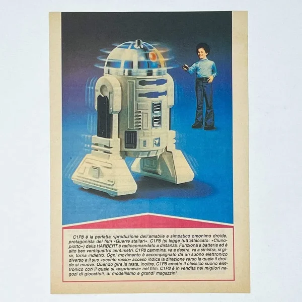 Harbert R2-D2 Print Ad - Italy (1978)