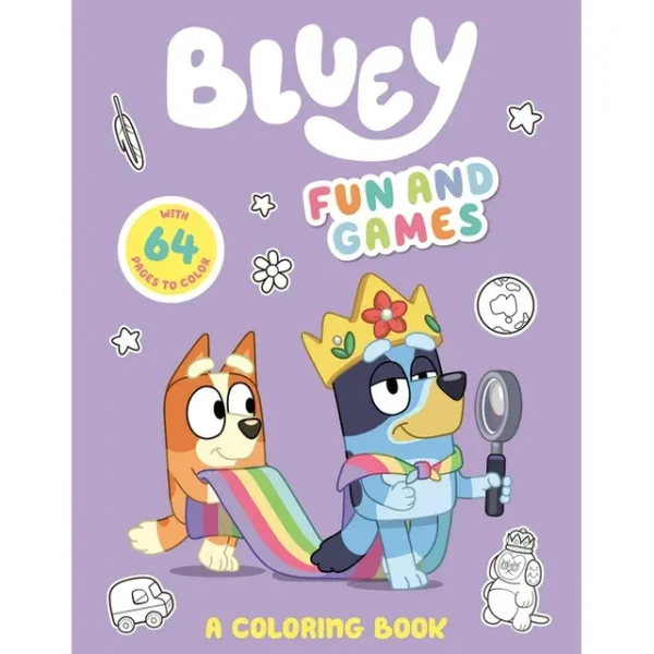 Bluey & Friends - Fun and Games Coloring Book