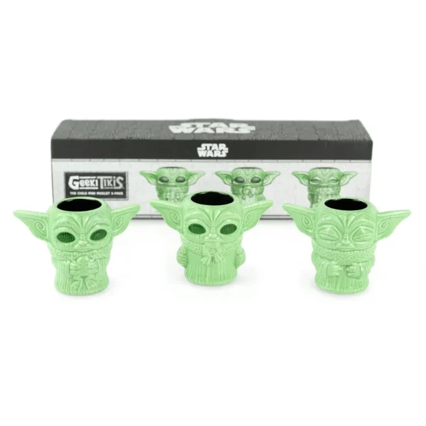 Geek Tikis - Star Wars Grogu - The Child with Snack Mini Muglet 3-Pack