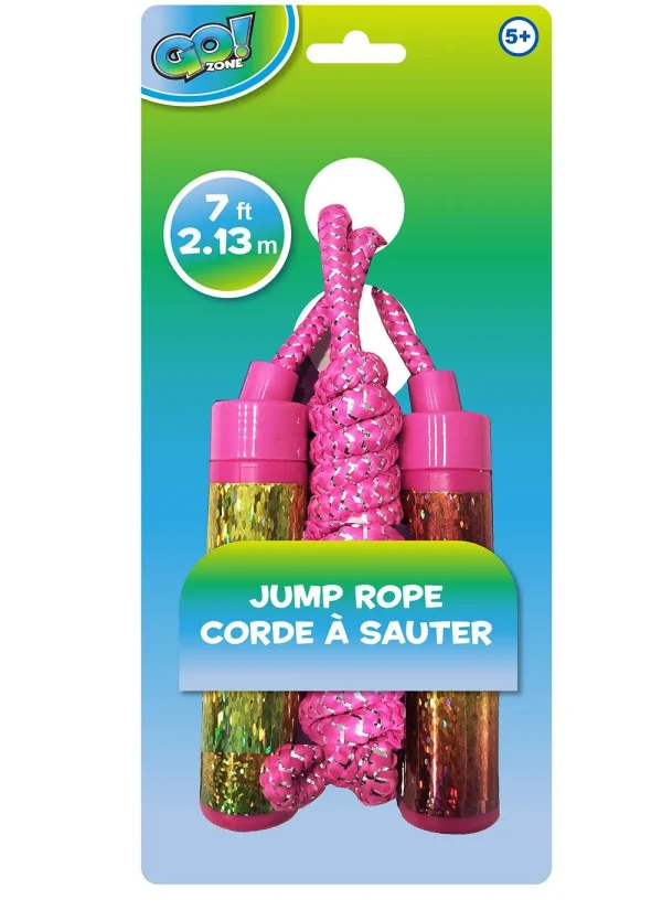 7' Jump Rope with glitter handles
