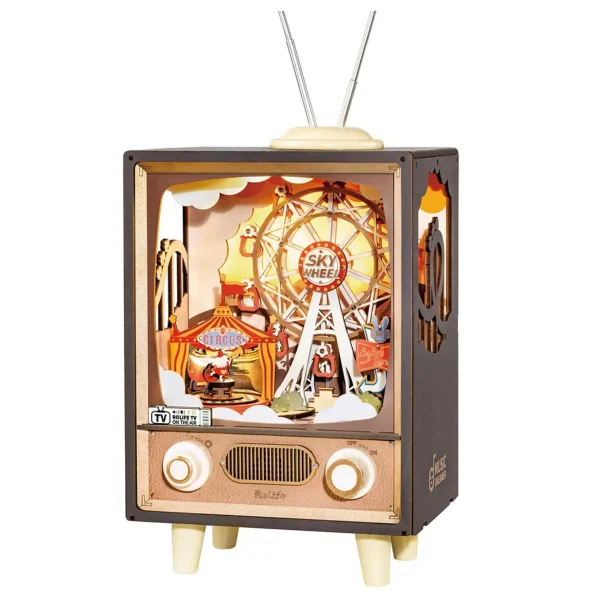 DIY Miniature Kit: Sunset Carnival Music Box