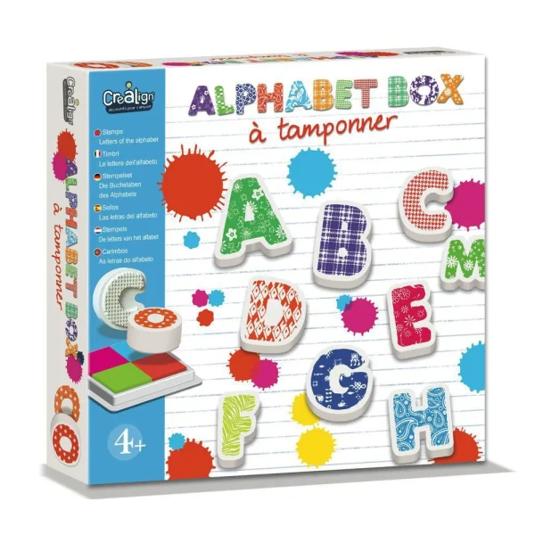 Alphabet to stamp