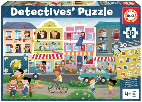 In Town - Detectives Puzzle - 50 pcs