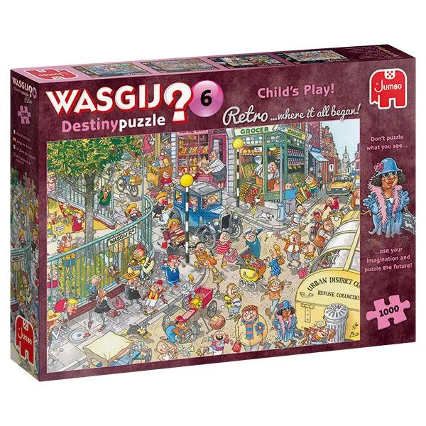 Child games ! - Wasgij Destiny Retro #6 - 1000 pcs