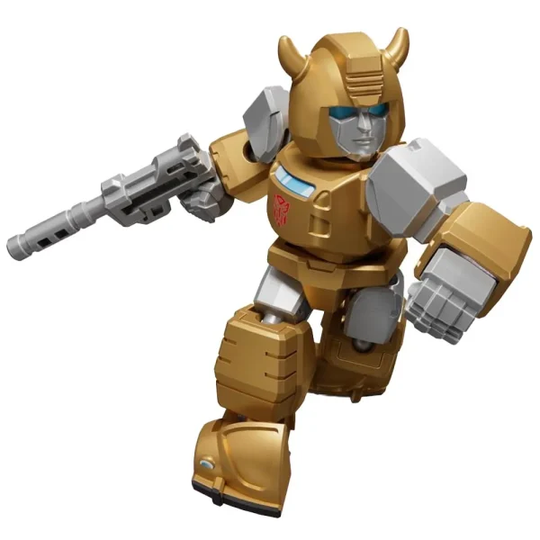 Blokees Transformers 01 Galaxy Shining Brilliant Bumblebee (Gold Robot) - Defender Version