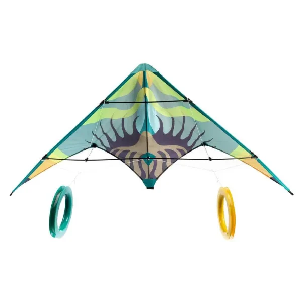 Green Wave Stunt Kite