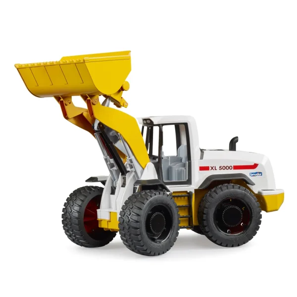 03412 Wheel Loader Yellow and White