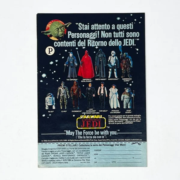 Harbert ROTJ New Figures Print Ad - Italy (1983)
