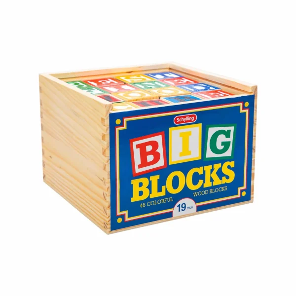 Large alphabet blocks