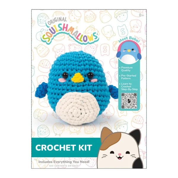 Squishmallow Crochet Kit - Bebe Penguin