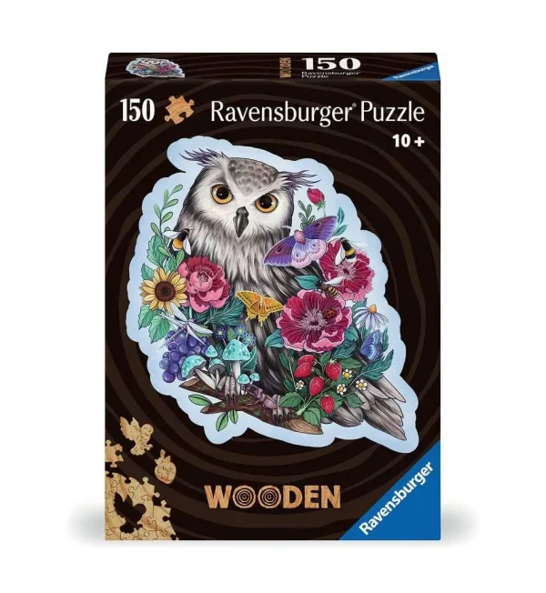 Wooden puzzle - Mysterious owl 150 pcs