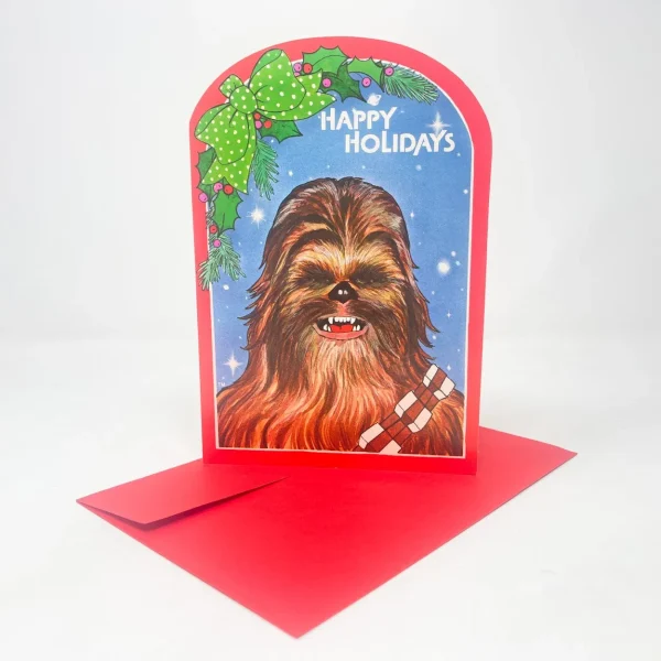 Chewbacca Christmas Greeting Card w/ Envelope