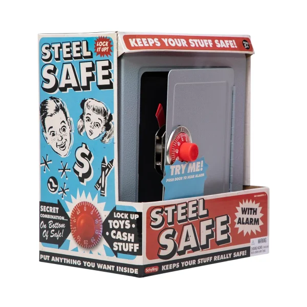 Steel safe with alarm
