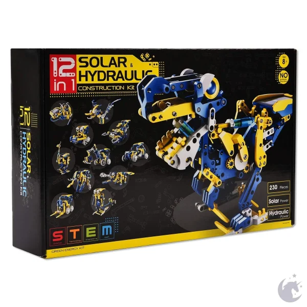 Solar & Hydraulic Construction Kit 12 in 1 (Bil)