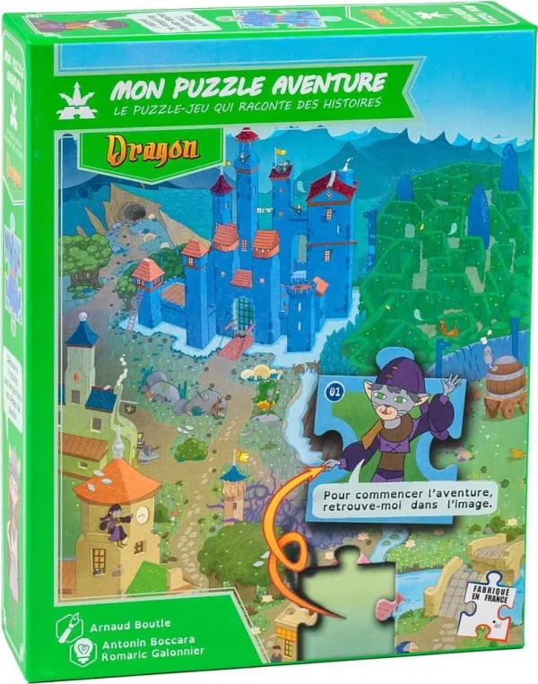 Mon puzzle aventure - Dragon (Fr)