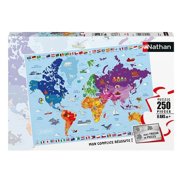 World map - 250 pcs