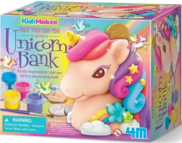 4M Art Glitter Unicorn Bank