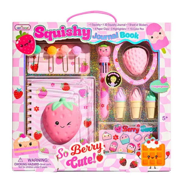 Squishy Journal Book, So Berry Cute!
