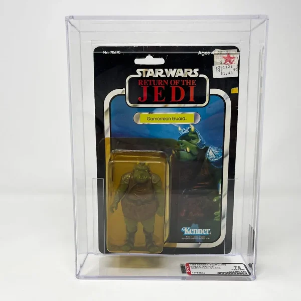 Gamorrean Guard ROTJ 77A - Mint on Card AFA 75